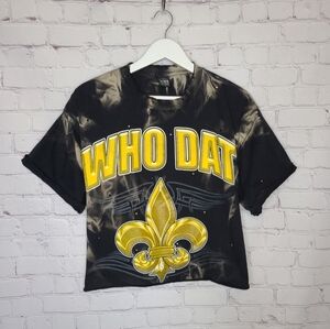New Orleans Saints Crop Tee